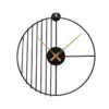 Cross-border simple round iron wall clock living room dining room bedroom creative decorative clock Nordic clock wall hanging