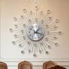 Creative Decorative Clock Gymsophila Living Room Wall Clock Art Wall Nordic Simple Mute Foreign Trade Cross-border Amazon