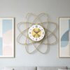 Nordic wall clock living room home fashion atmosphere simple and modern decoration clock artistic creative personality mute clock