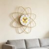 Nordic wall clock living room home fashion atmosphere simple and modern decoration clock artistic creative personality mute clock