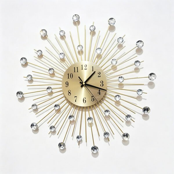 Creative Decorative Clock Gymsophila Living Room Wall Clock Art Wall Nordic Simple Mute Foreign Trade Cross-border Amazon