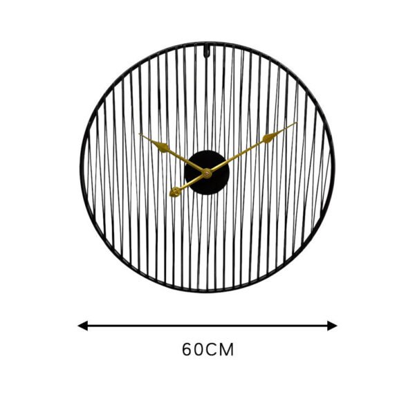 O1CN01CJfUBH1nJCOa80wkq_2217602625068-0-cib American simple round clock study room decoration linear art wall decorations concept clock Amazon hot sale noiseless hanging clock