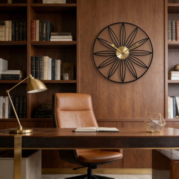 O1CN01FQ886p1nJCOZND1ip_2217602625068-0-cib Amazon new Nordic mute clock living room fashion creative wall clock iron simple clock cross-border wholesale
