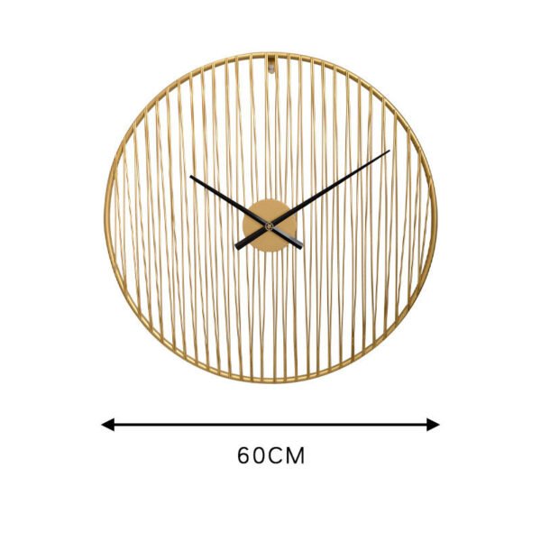 O1CN01GPdTLp1nJCOa7zP7k_2217602625068-0-cib American simple round clock study room decoration linear art wall decorations concept clock Amazon hot sale noiseless hanging clock