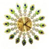 Amazon hot sale top-selling product fashion clock simple Peacock creative living room wall clock home decorative art wall hanging