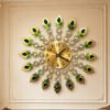 Amazon hot sale top-selling product fashion clock simple Peacock creative living room wall clock home decorative art wall hanging