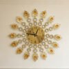 European-style Peacock wall clock living room light luxury creative fashion mute clock wall clock home decorative clock