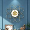 Nordic wall clock living room home fashion atmosphere simple and modern decoration clock artistic creative personality mute clock