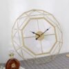 O1CN01UZzcmd1nJCOYAaSs6_2217602625068-0-cib Cross-border ins style light luxury creative golden wall clock dining room/living room metal wall decoration personalized simple iron decoration