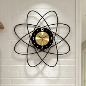Nordic wall clock living room home fashion atmosphere simple and modern decoration clock artistic creative personality mute clock