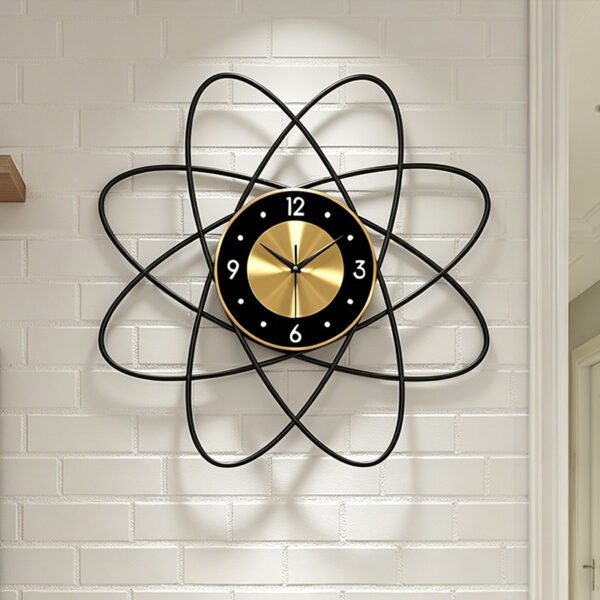 Nordic wall clock living room home fashion atmosphere simple and modern decoration clock artistic creative personality mute clock