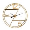 Cross-border Nordic clock living room affordable luxury fashion entrance decoration wall clock household iron digital wall clock simple clock