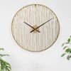 O1CN01euciDA1nJCOa3p9e7_2217602625068-0-cib American simple round clock study room decoration linear art wall decorations concept clock Amazon hot sale noiseless hanging clock