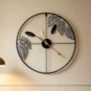 Amazon cross-border modern minimalist decoration iron wall clock living room mute clock clock Nordic wall-mounted
