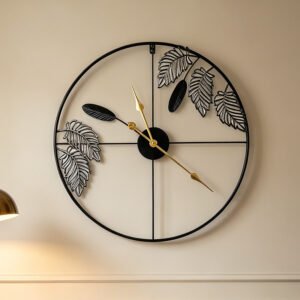 Amazon cross-border modern minimalist decoration iron wall clock living room mute clock clock Nordic wall-mounted