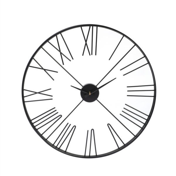 O1CN01pbCgI01nJCOa1rc5Q_2217602625068-0-cib Cross-border hot modern minimalist wall clock living room creative clock art wall decoration clock cross-border iron art wall clocks