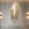 Nordic Iron Art Wheat Ear Metal Wall Decoration Wall Hanging for Entryway, Bedroom, Living Room Background Wall Decoration