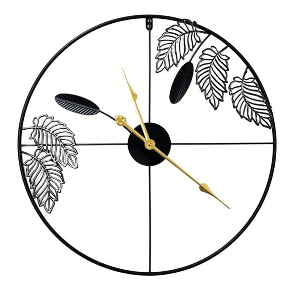 Amazon cross-border modern minimalist decoration iron wall clock living room mute clock clock Nordic wall-mounted